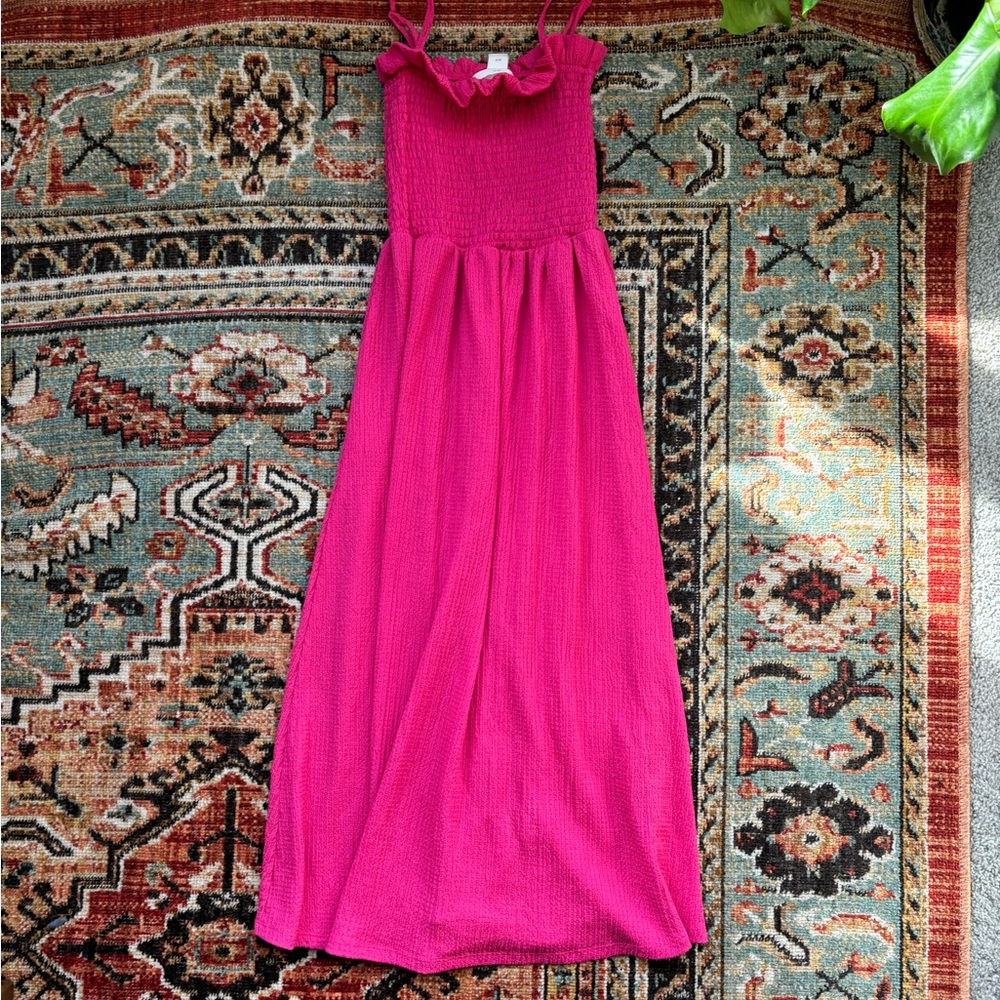 H&M Pink Square Neck Sundress